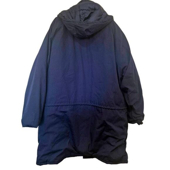 Field & Stream Men's Navy Cotton/Poly Insulated Coat w Detachable Hood - Picture 4 of 11